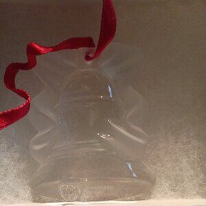 Rare find Tiffany &Co crystal bell ornament